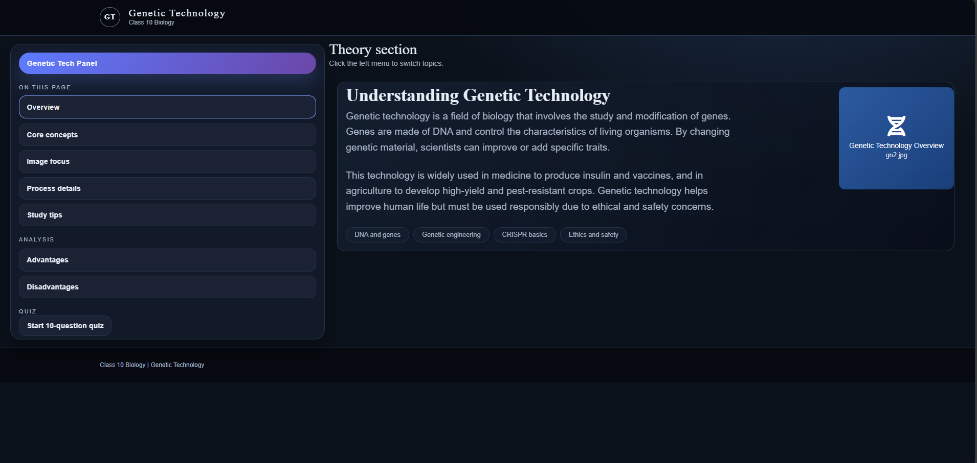 Genetic technology