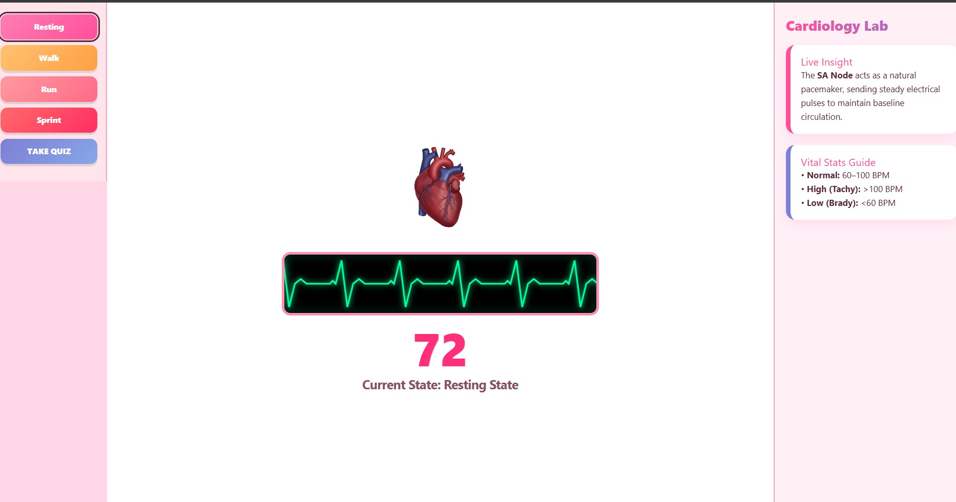 Heartbeat, pulse rate or heart rate