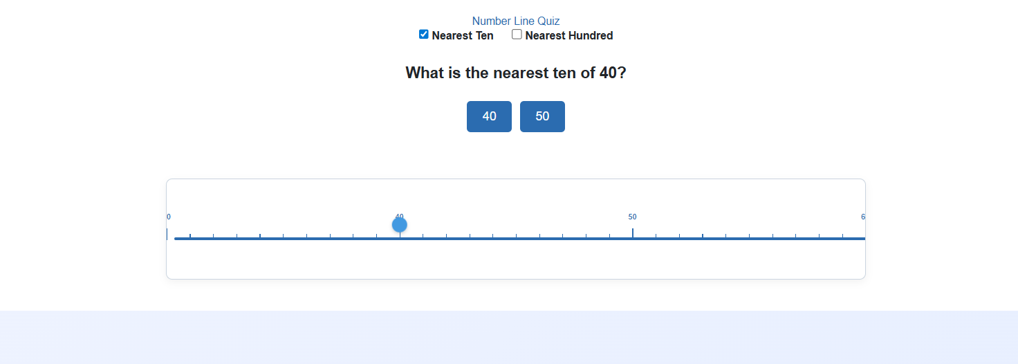 Rounding off of numbers(nearest 10 and 100)