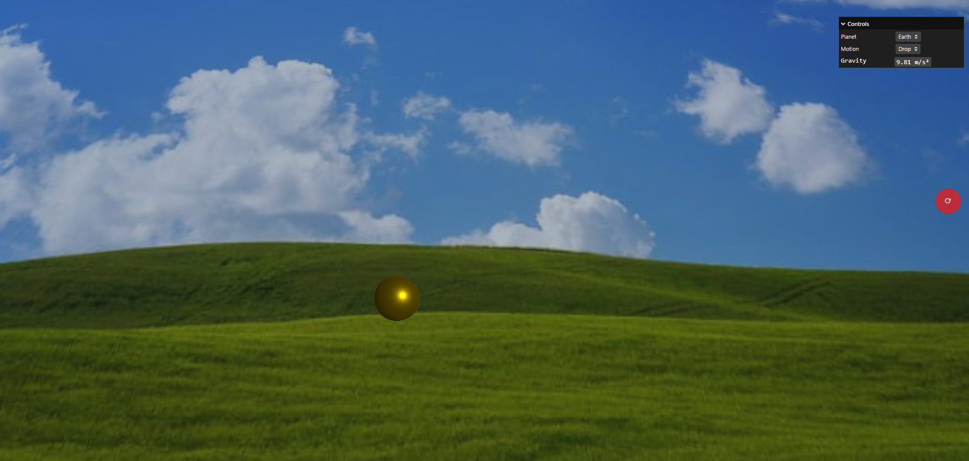 Acceleration due to gravity