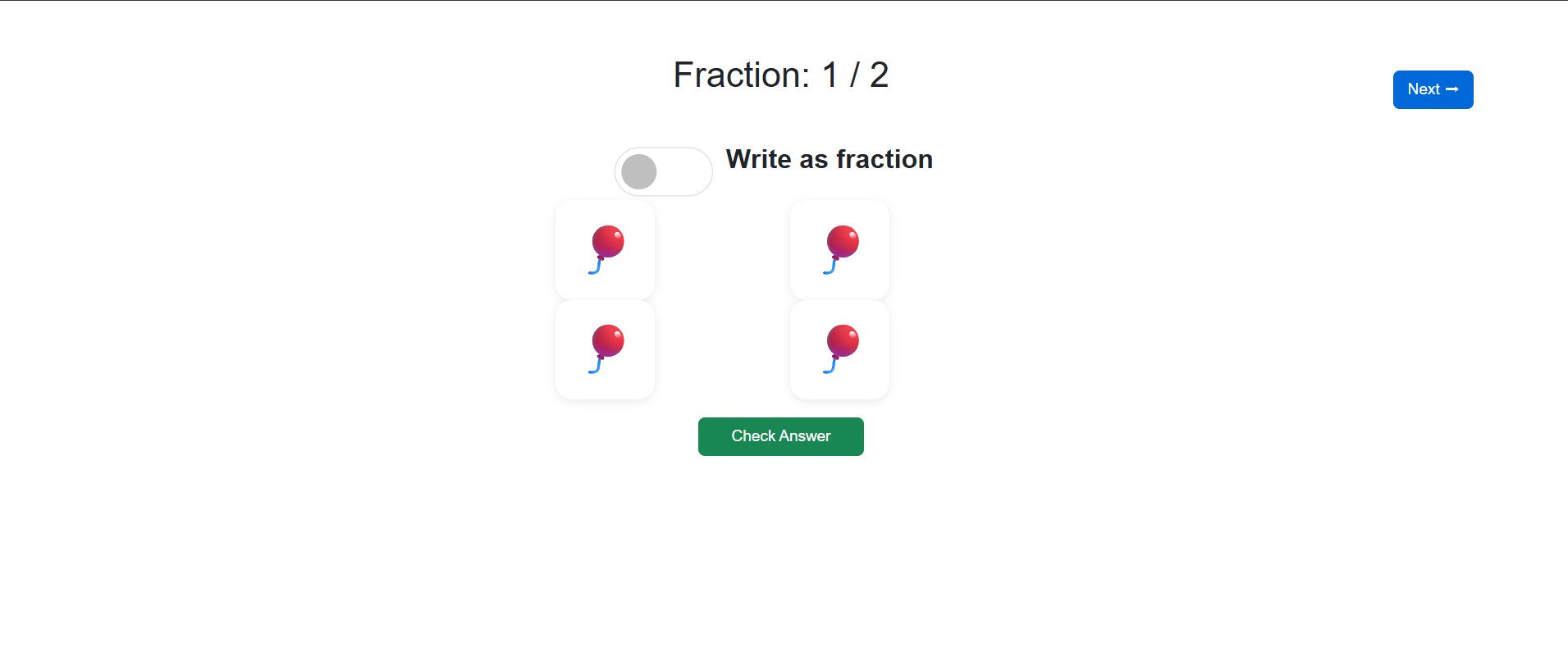 Visualize Fraction