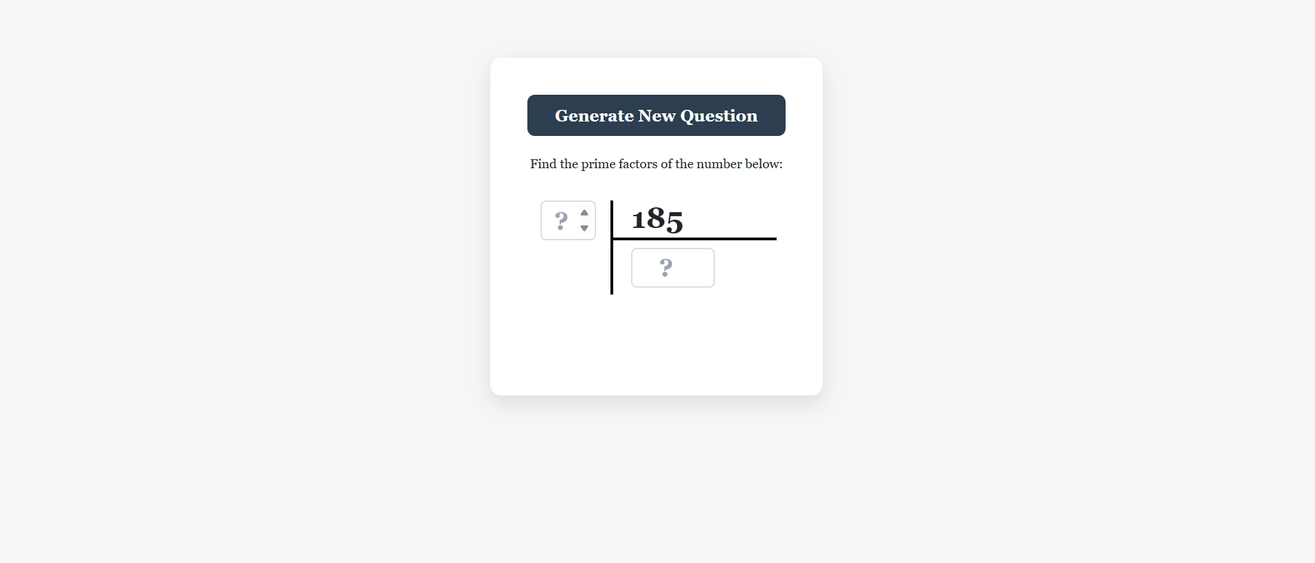 Prime Factorization