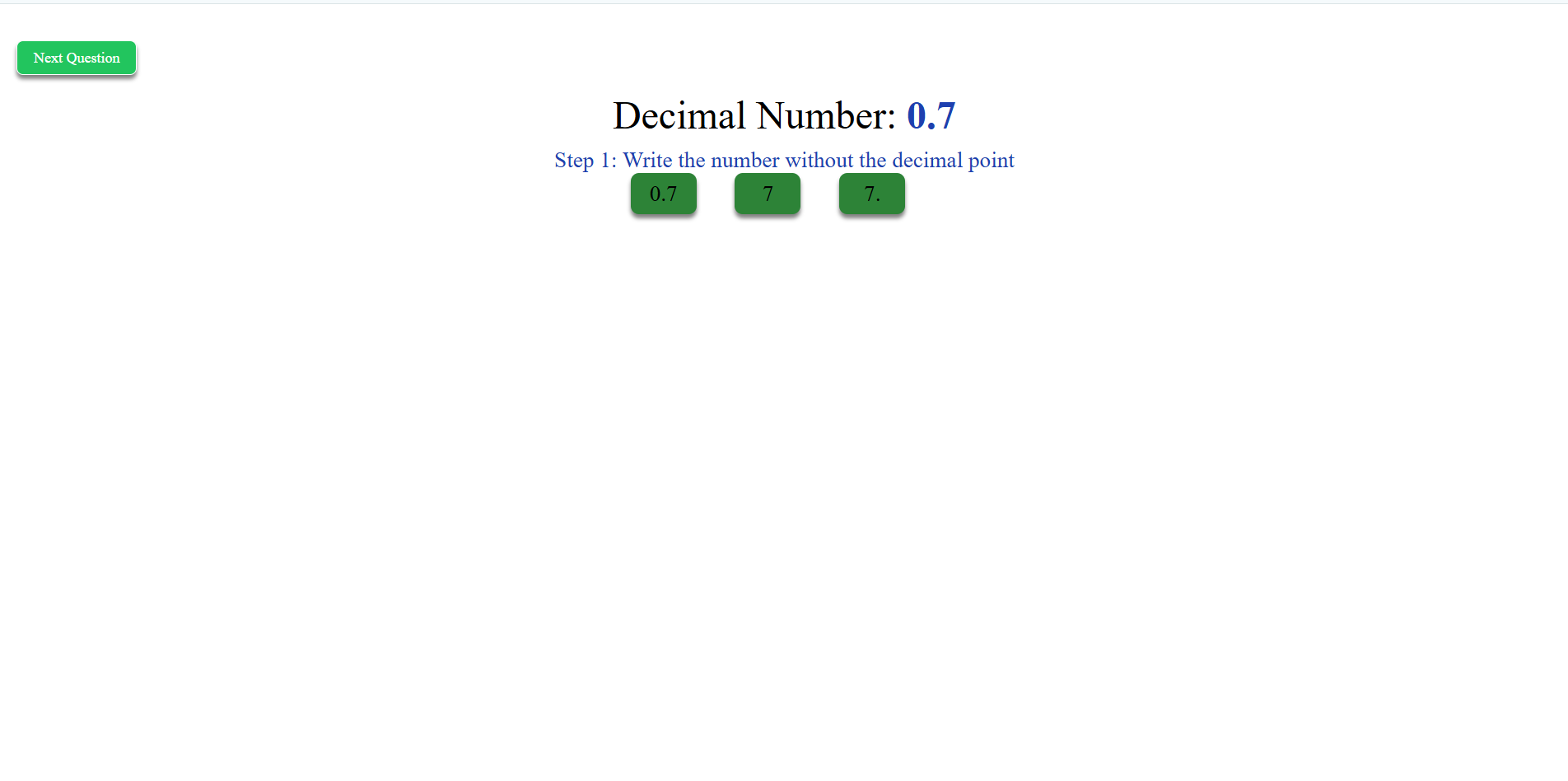 Terminating decimal to Fraction