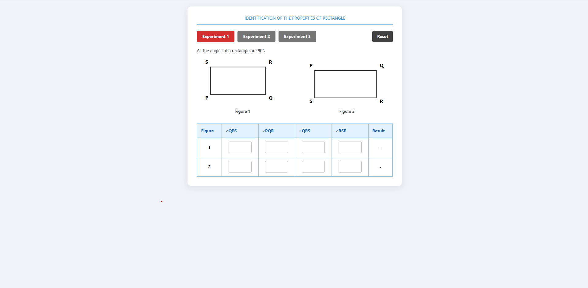 properties of rectangle
