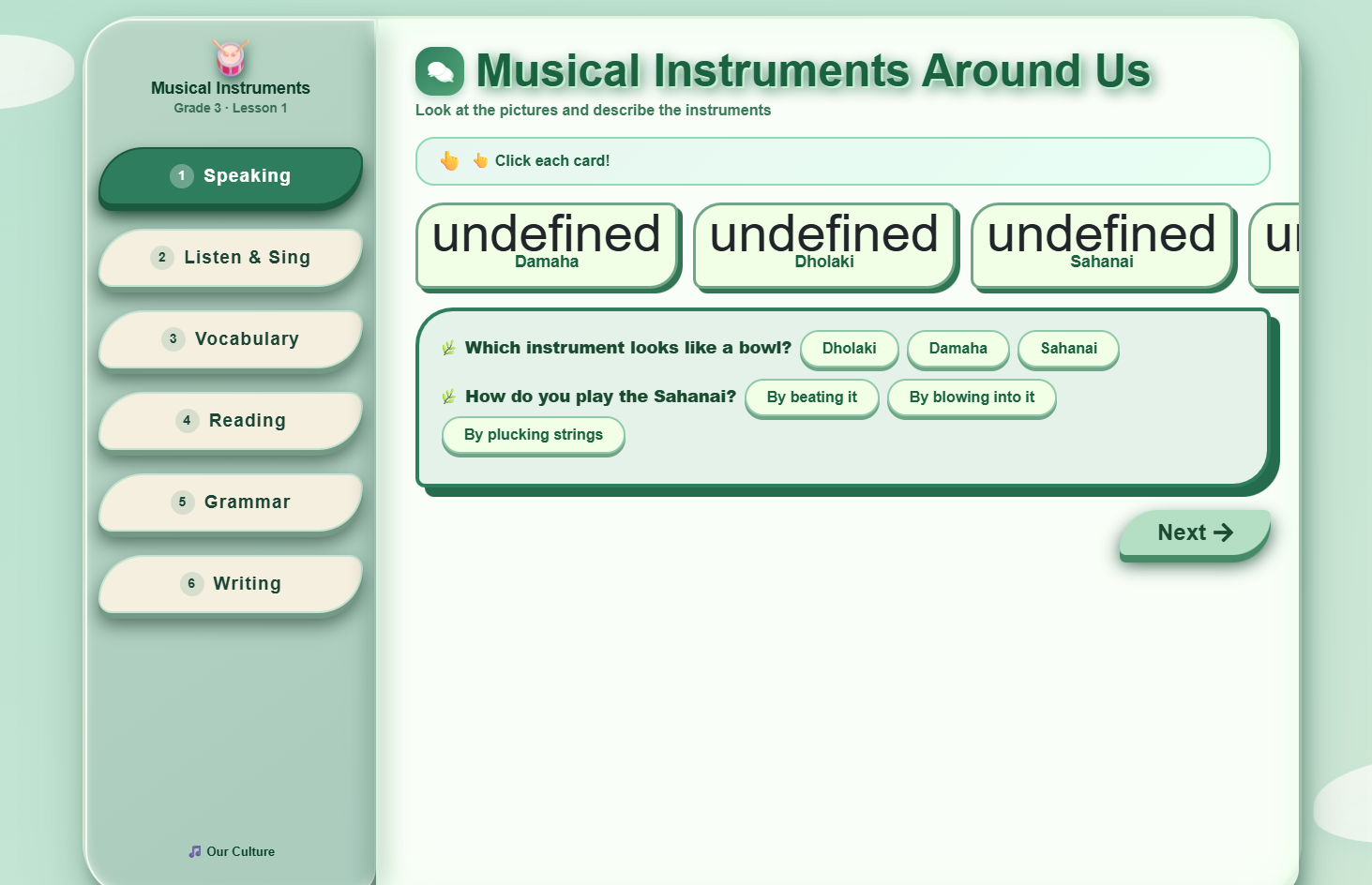 Musical Instruments