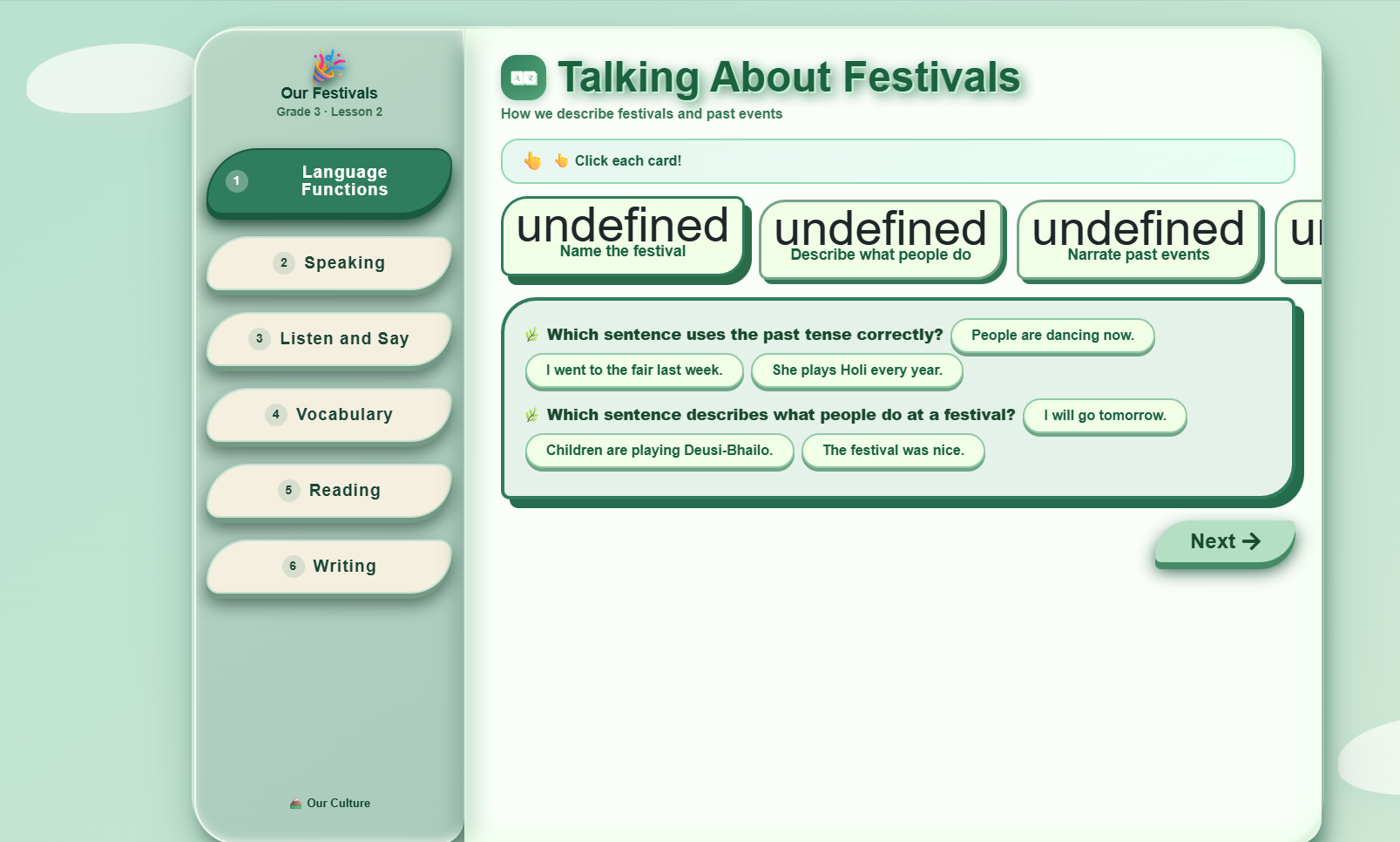 Our Festivals