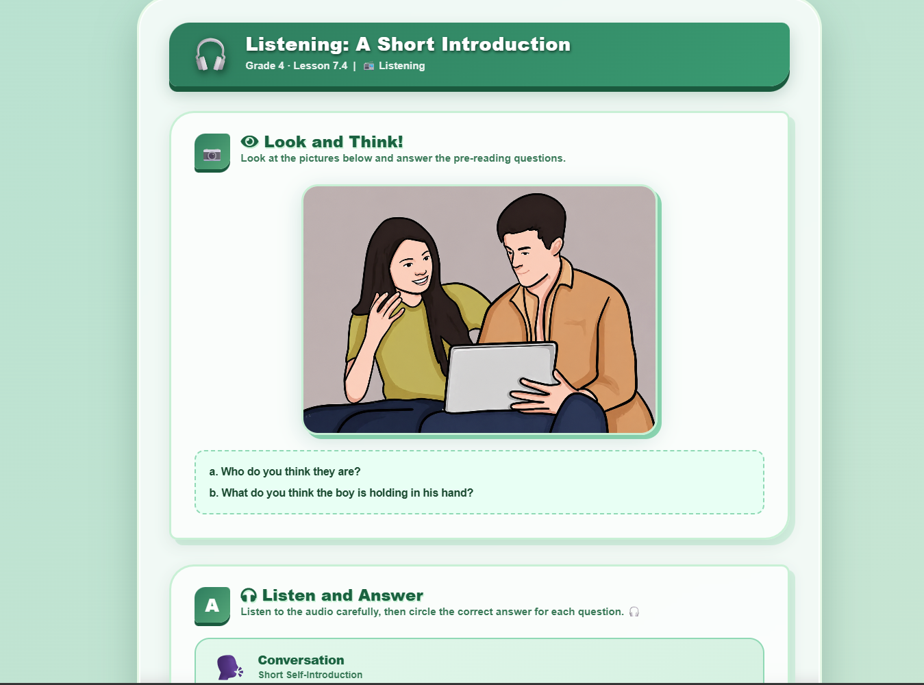 Listening: A Conversation