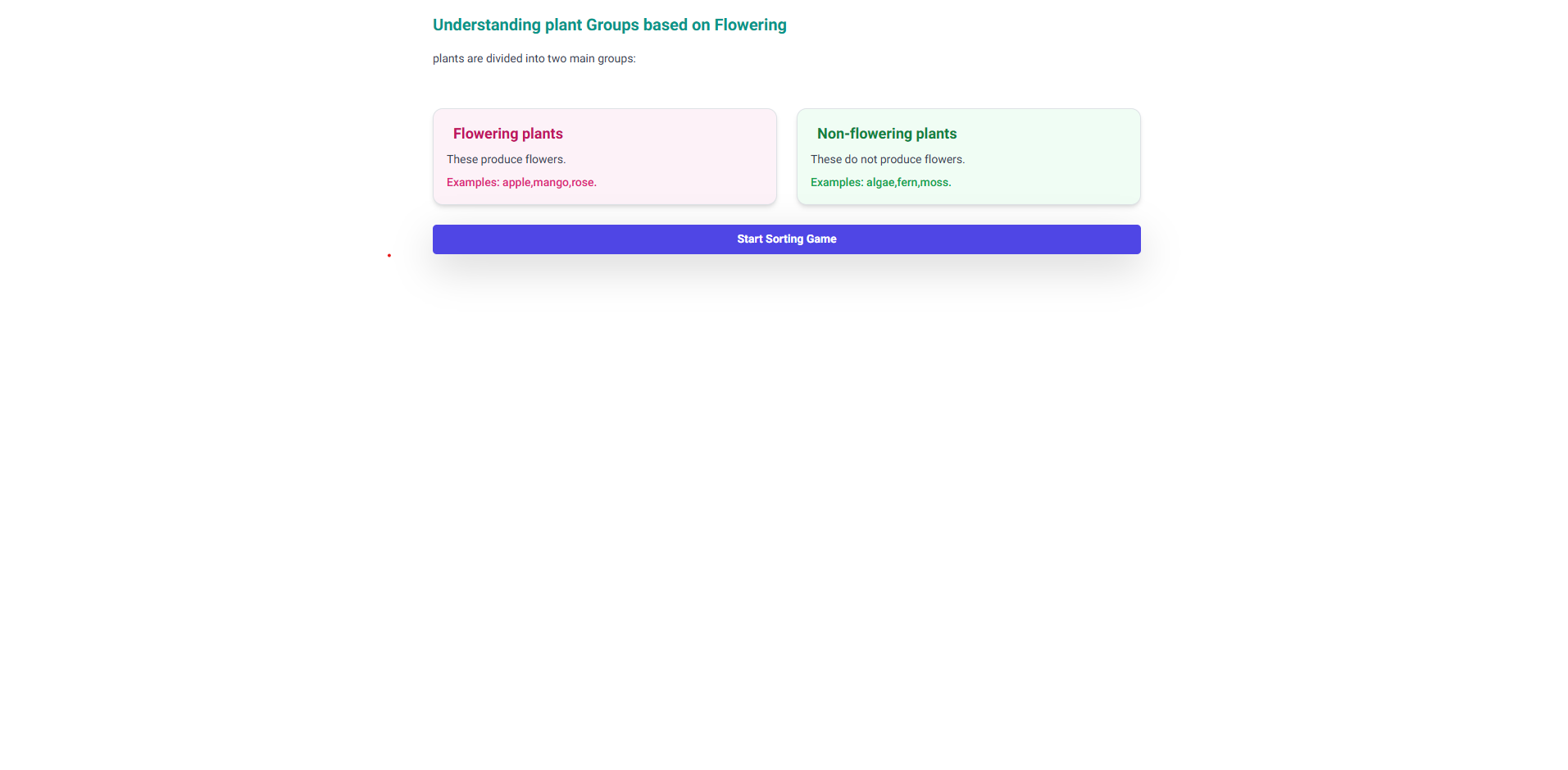 Classification of Plant Based on Flowering