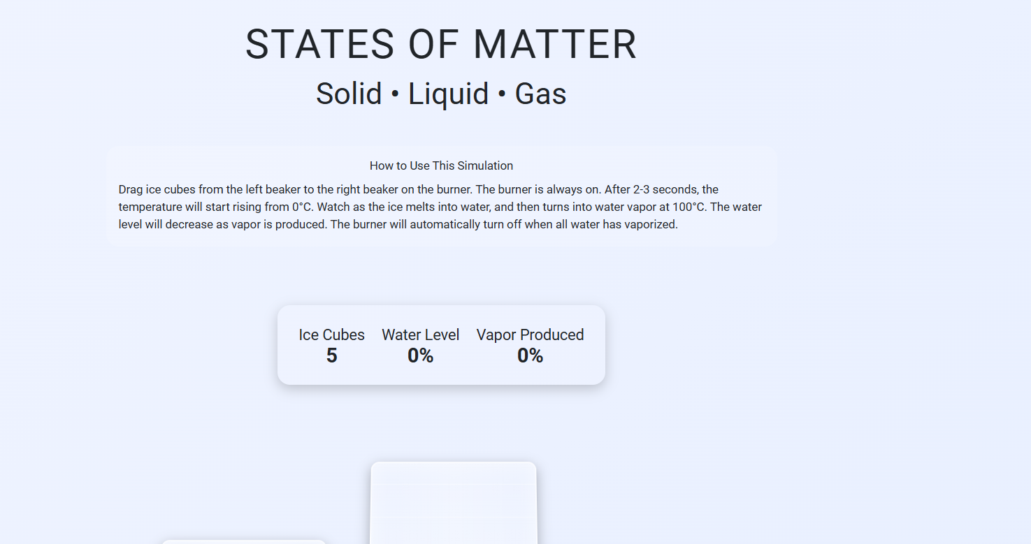 State of Water-Solid,Liquid,Gas