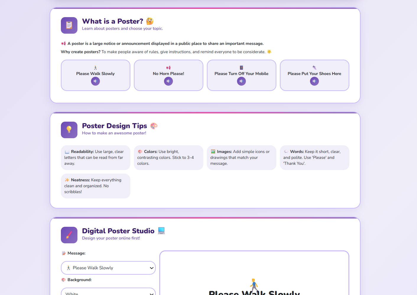 Do it Yourself : Prepare a poster