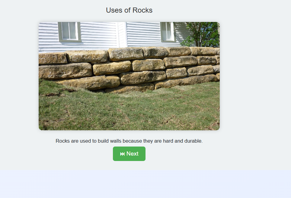 Uses of rocks