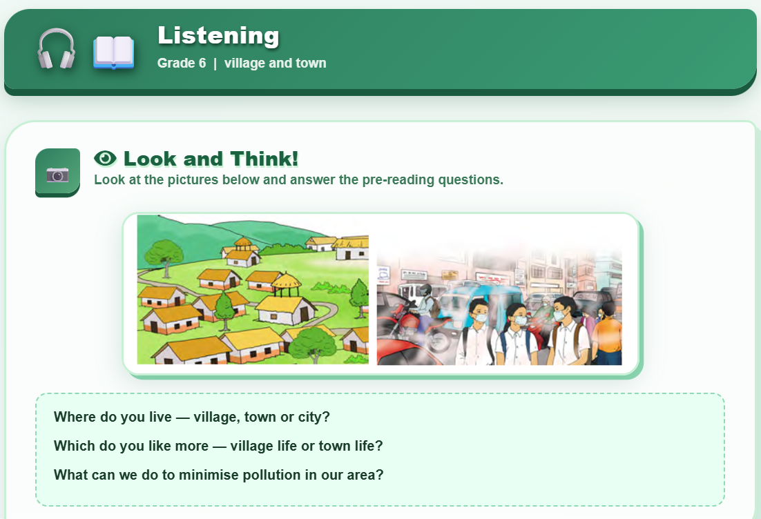 Listening (description)