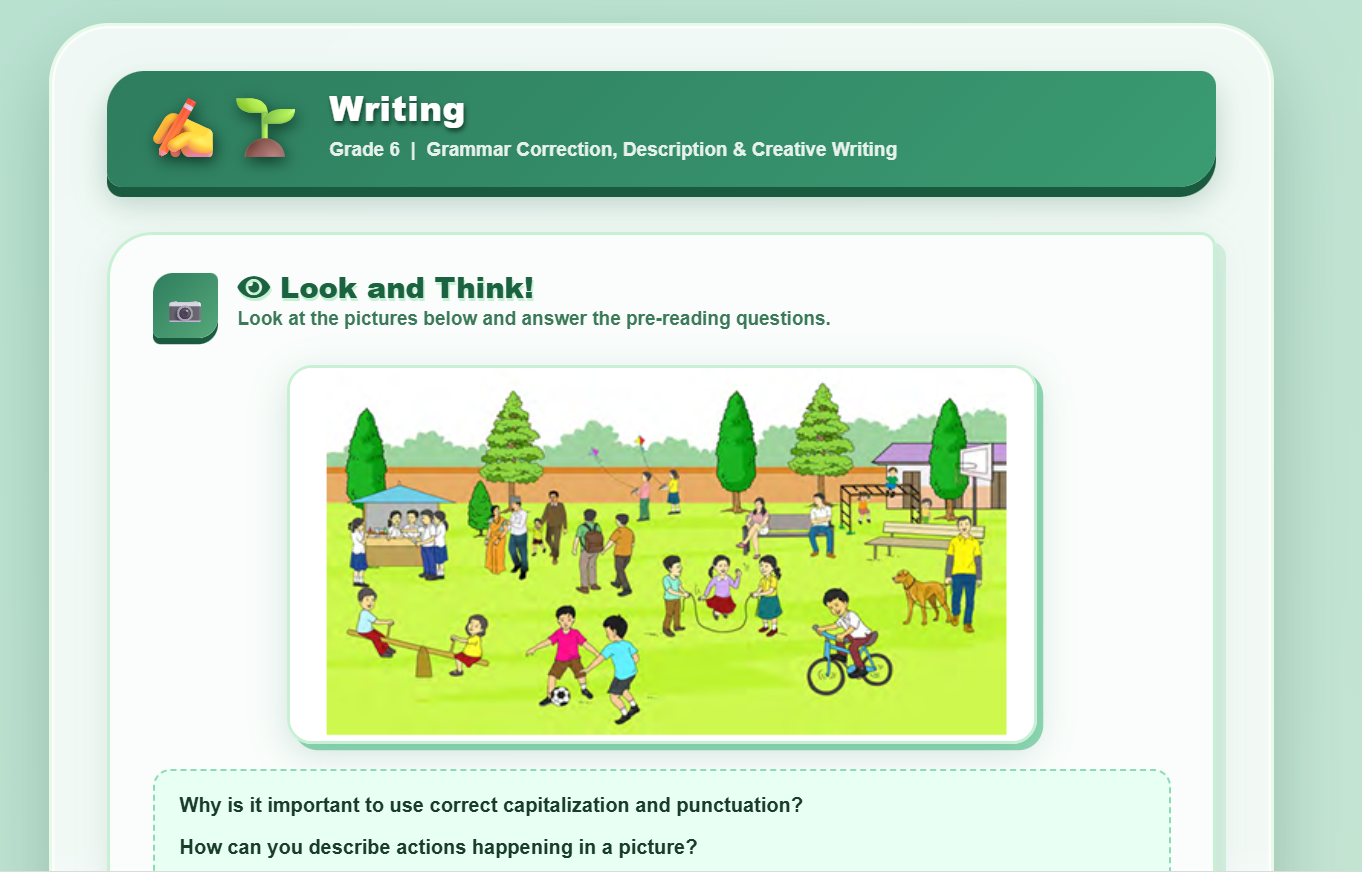 Writing : Writing a description of mobile/radio/TV