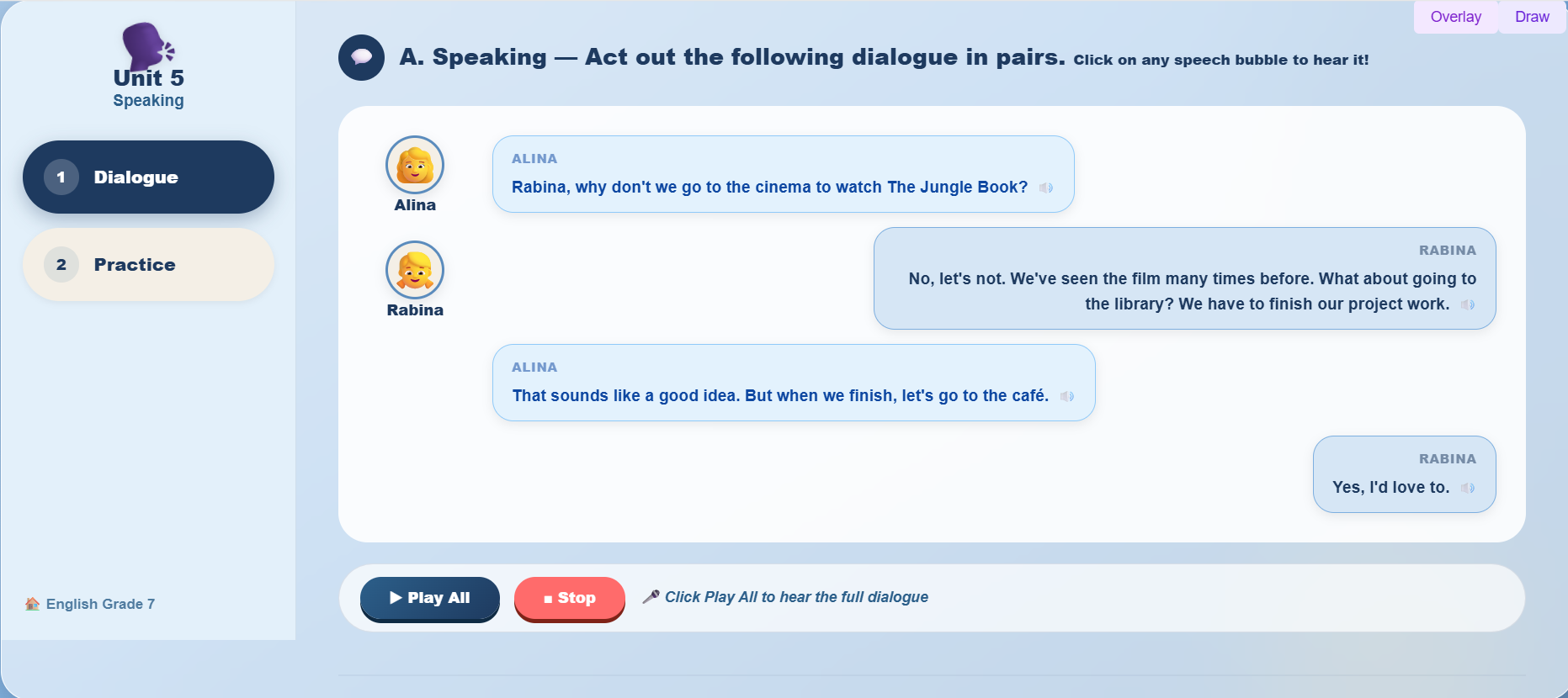 Speaking: Making Suggestions