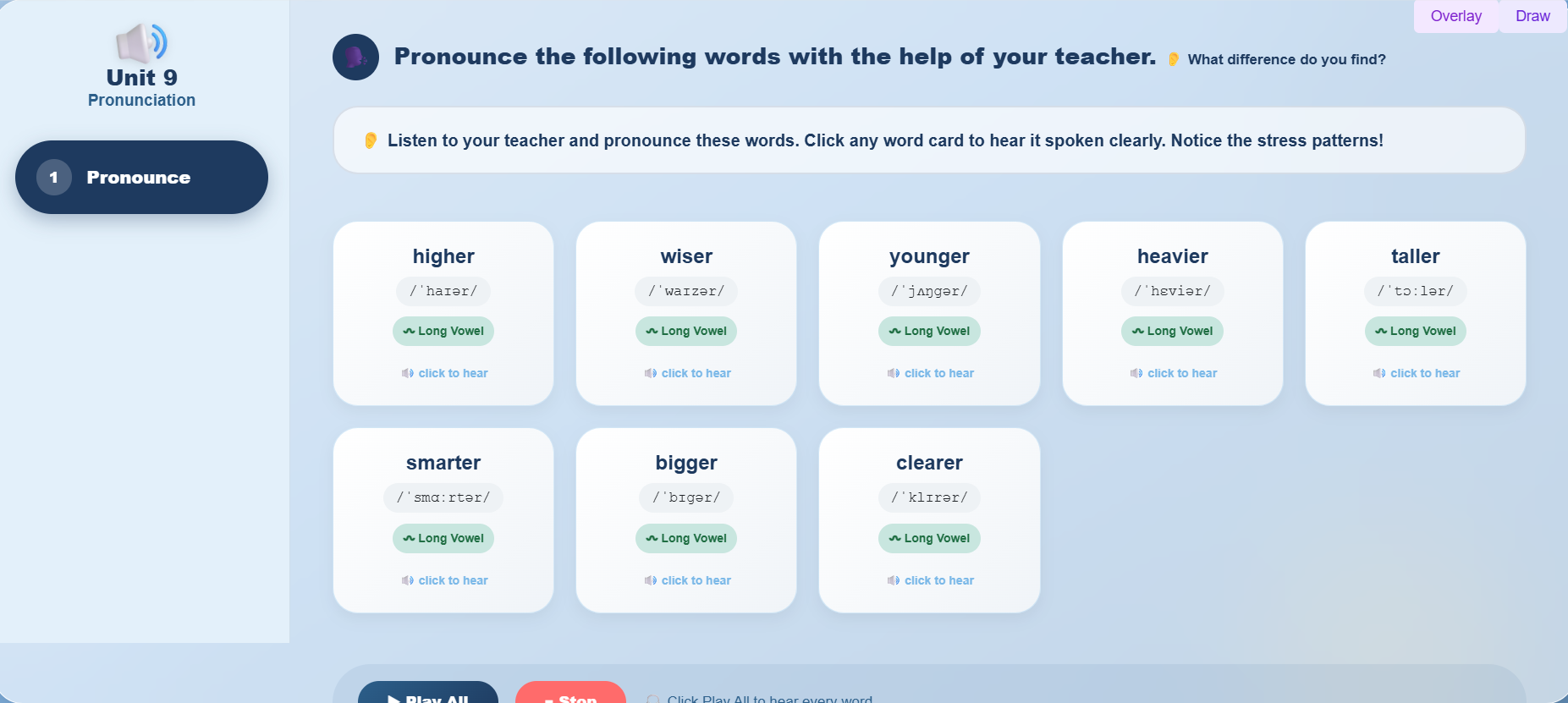 Pronunciation : Pronounce -er words