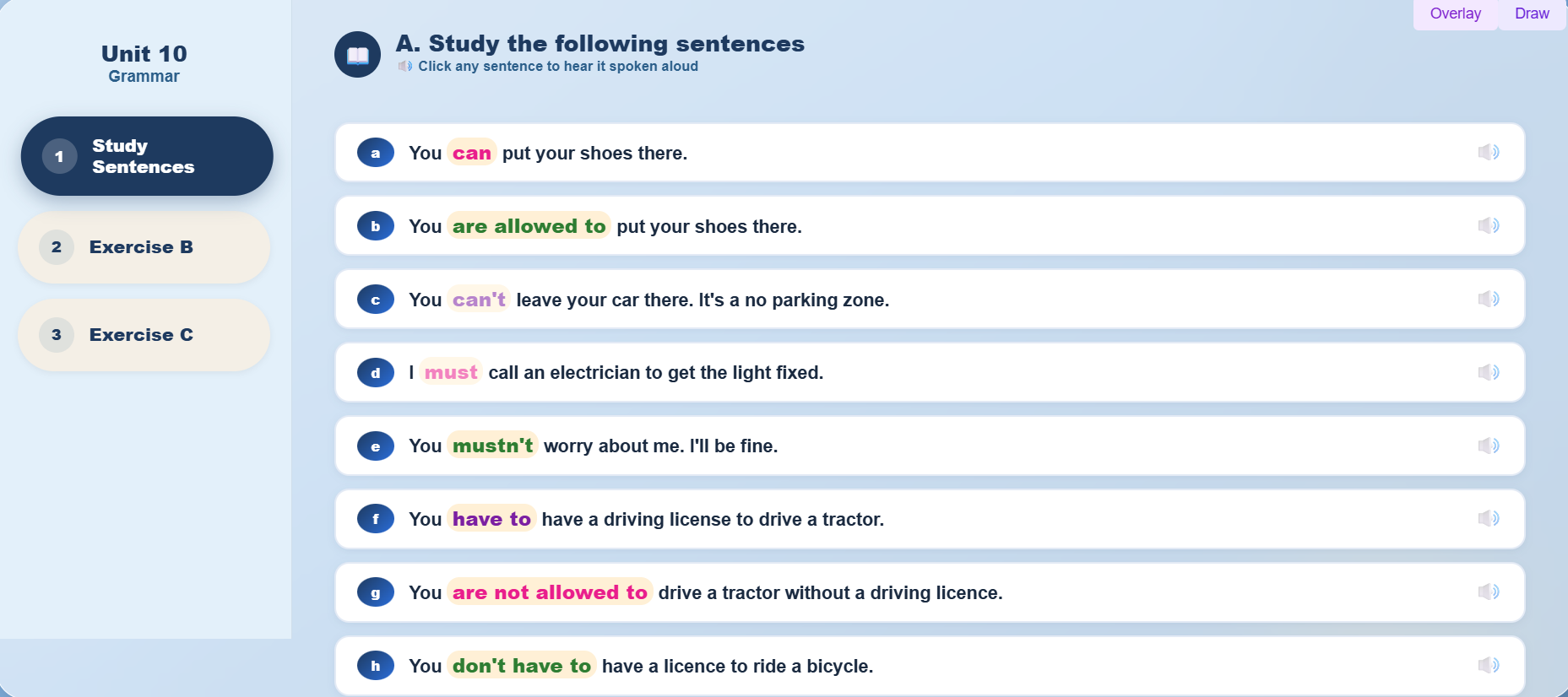 Grammar: Modal Verbs