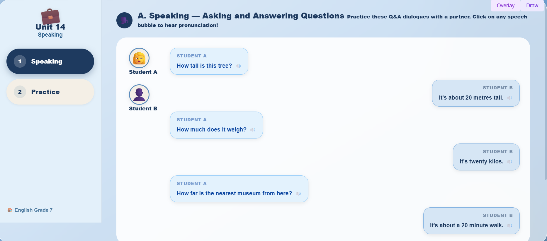 Speaking: Expressing Quantity