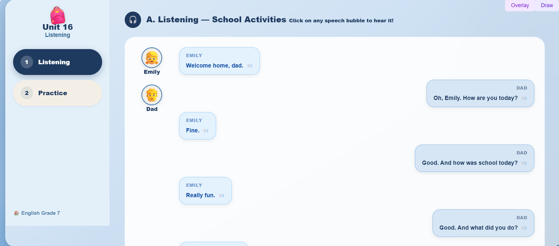 Listening: A Conversation between a Father and a Daughter