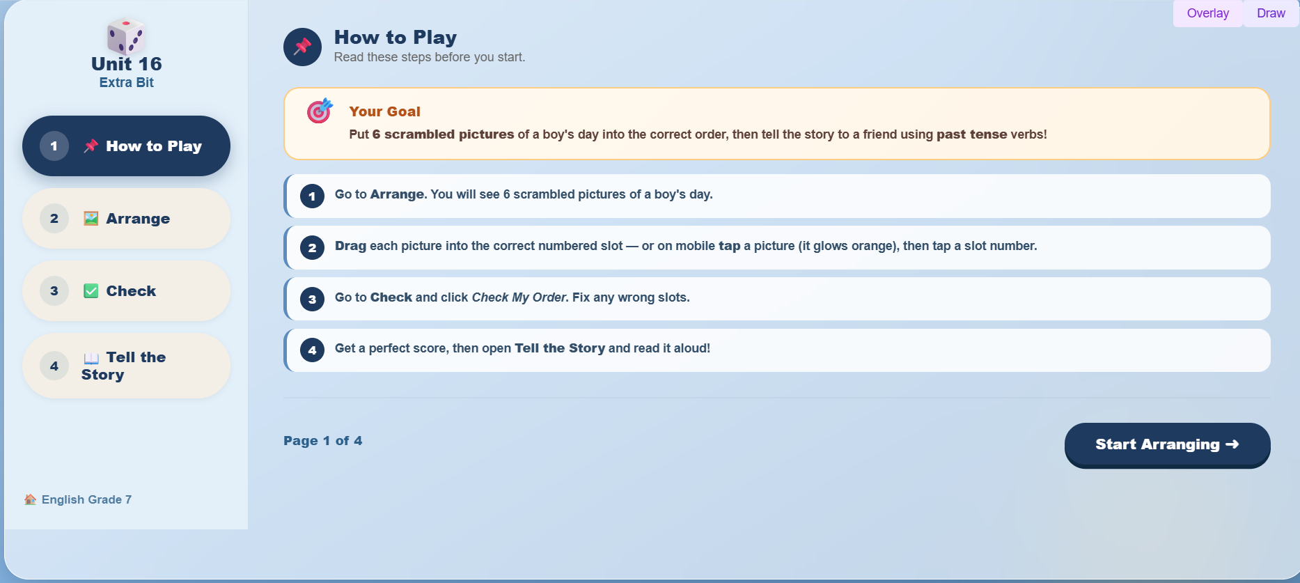 Extra Bit : Develop a short story