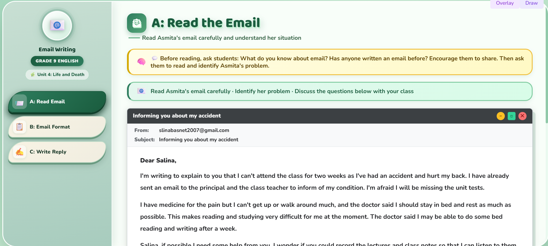 Writing II: Email