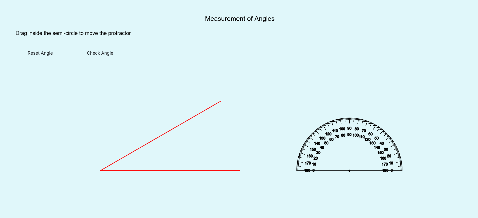 Measurement of Angle