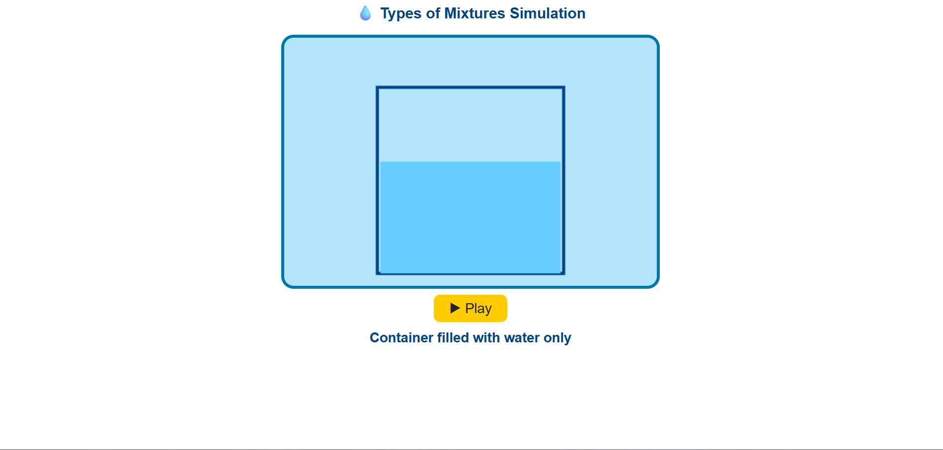 Homogeneous and Heterogeneous Mixtures