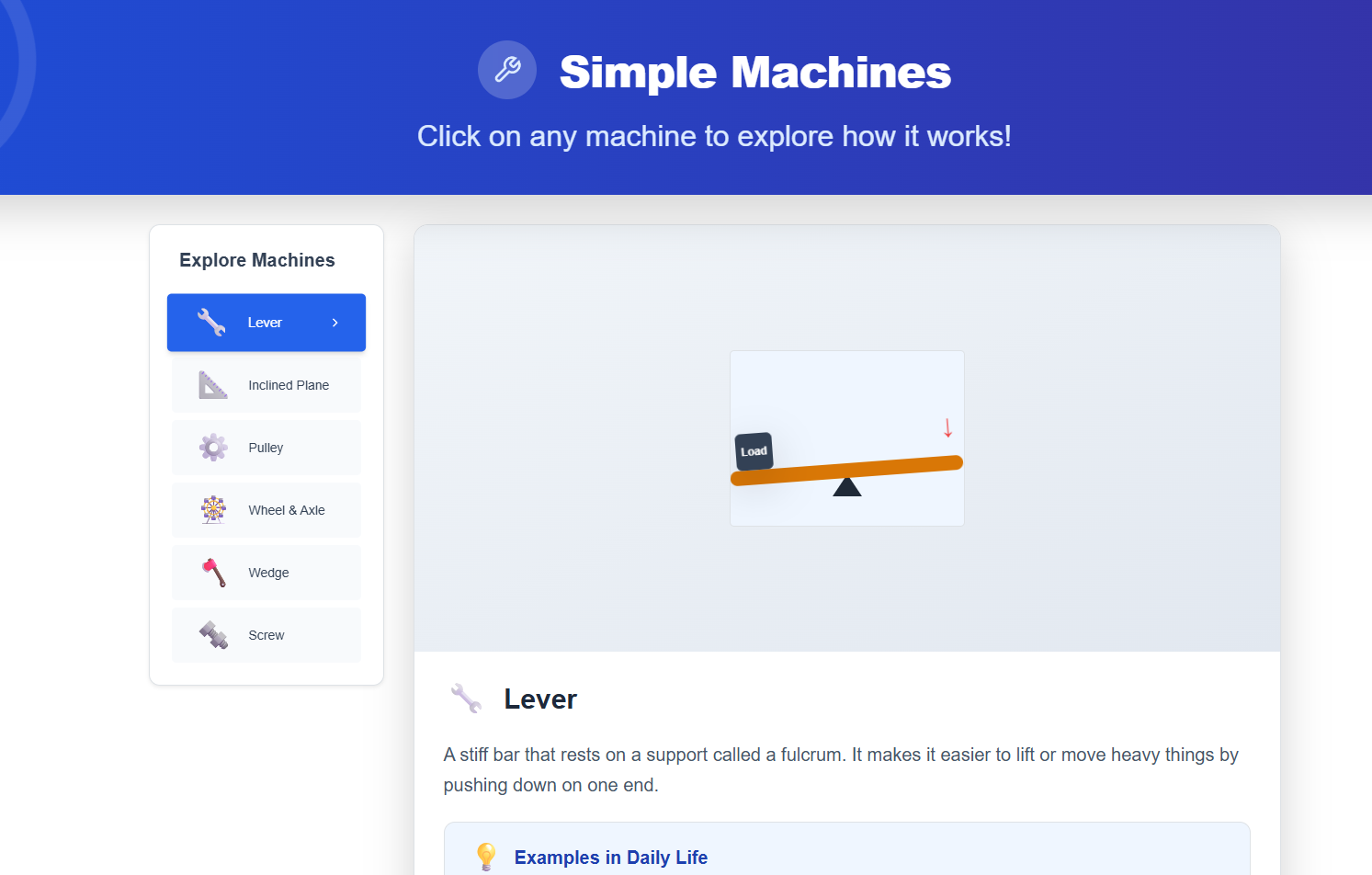 Simple Machine