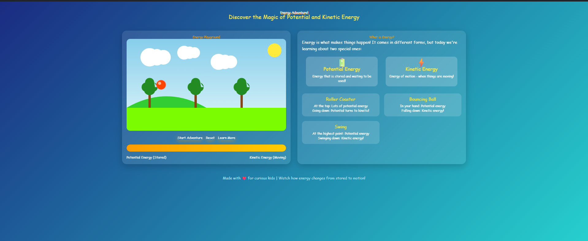 Forms of energy