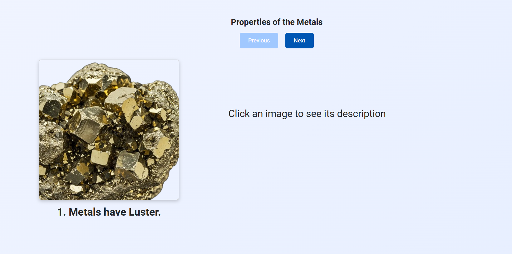 Properties and Differences between Metals and Non-Metals