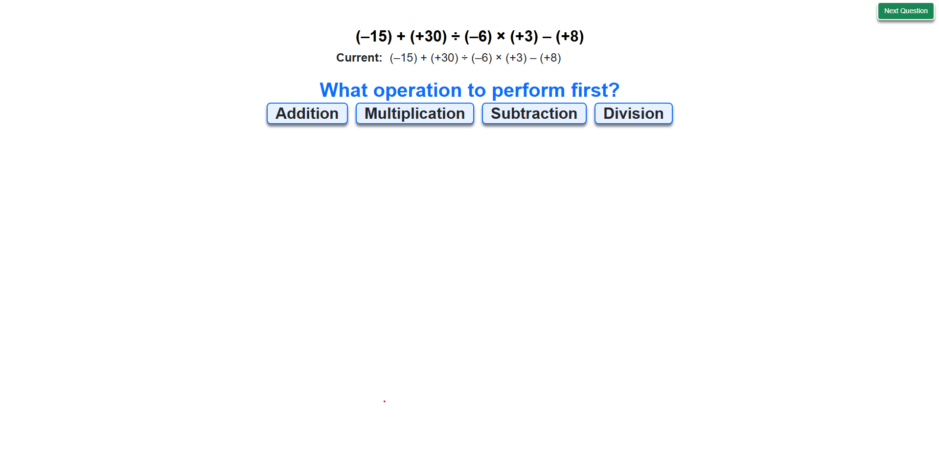 Simplification of Integers