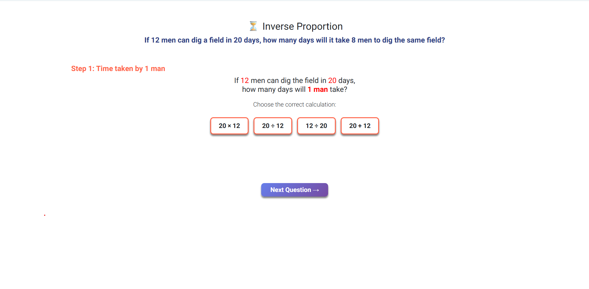 Indirect Variation