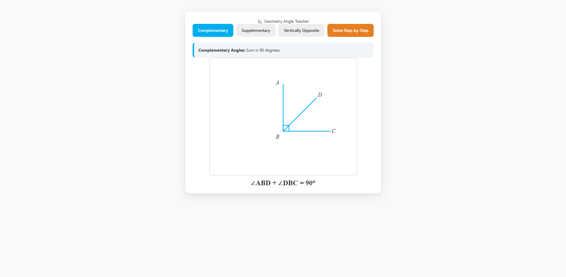 Pair of Angles