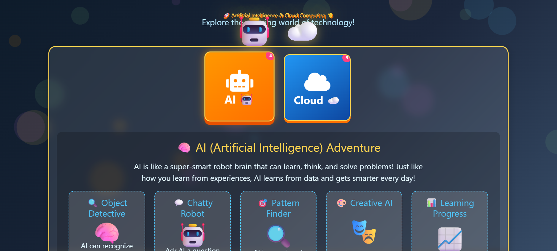Artificial Intelligence and Cloud Computing