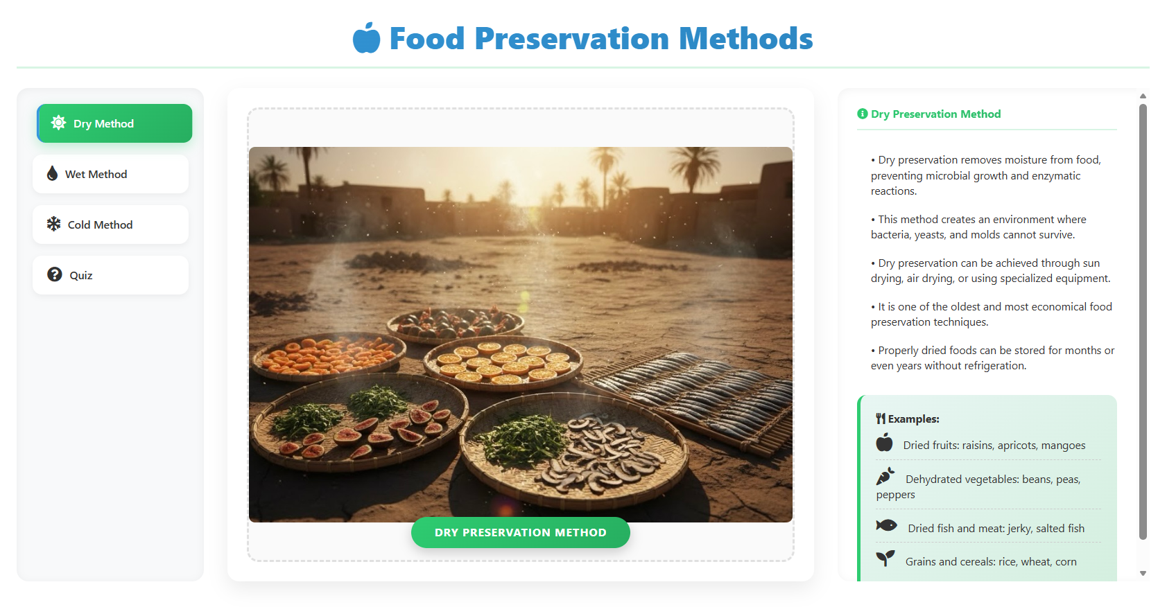 Methods of Food Preservation