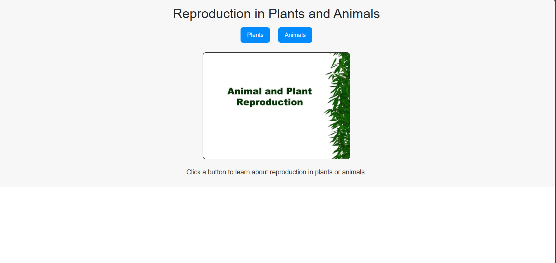 Reproduction