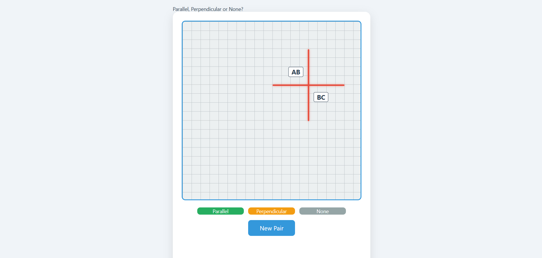 Perpendicular, and Parallel Angle