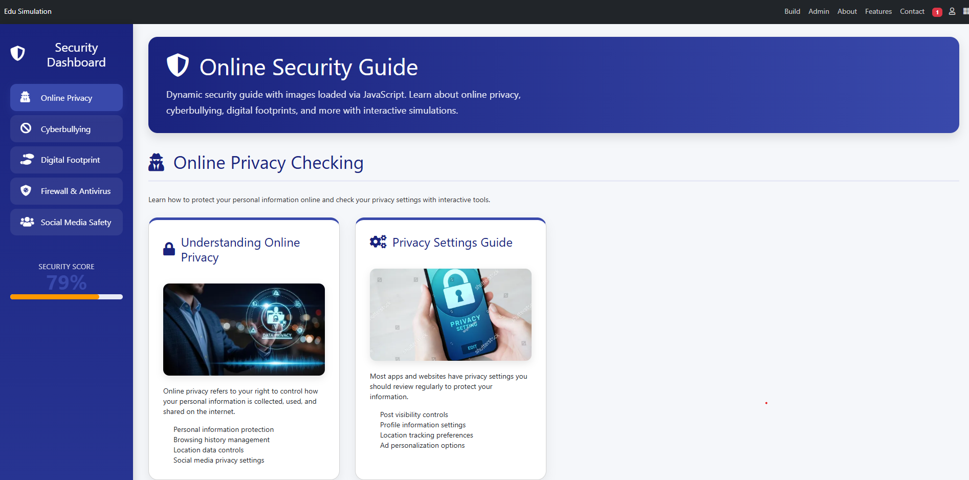 Online security measures